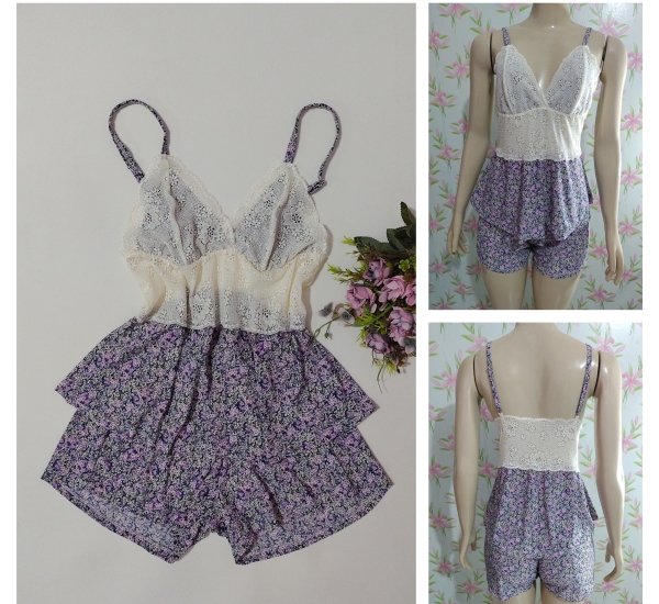 Babydoll batinha feito com liganete e renda - Image 2