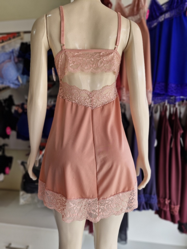 Camisola de ligante com detalhes em renda no bojo e nas costas - Image 3