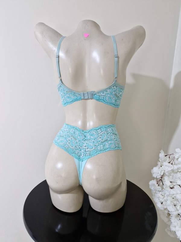 Conjunto de base bicolor com calcinha fio duplo - Image 2