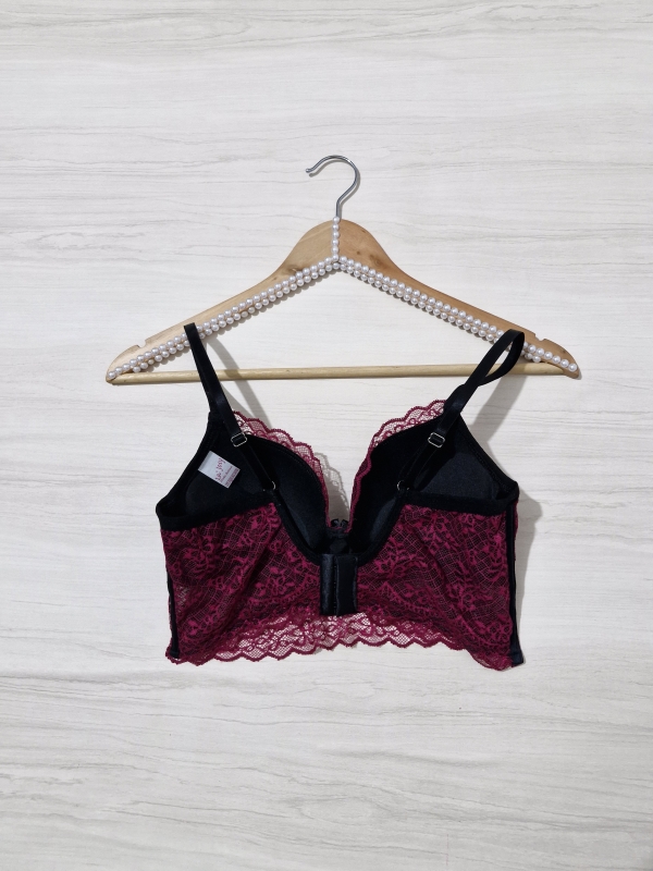 Lingerie feminina Cropped rendado coringa - Image 2