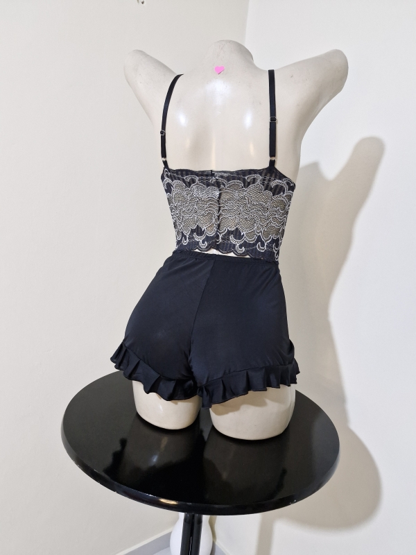 Babydoll Clivia preto bicolor - Image 3