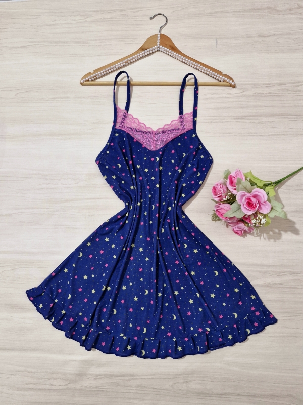 Camisola básica estampada constelação