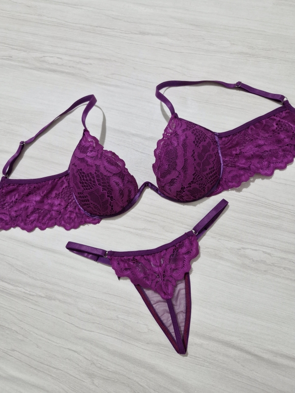 Conjunto de lingerie arco inteiro sensual - Image 3