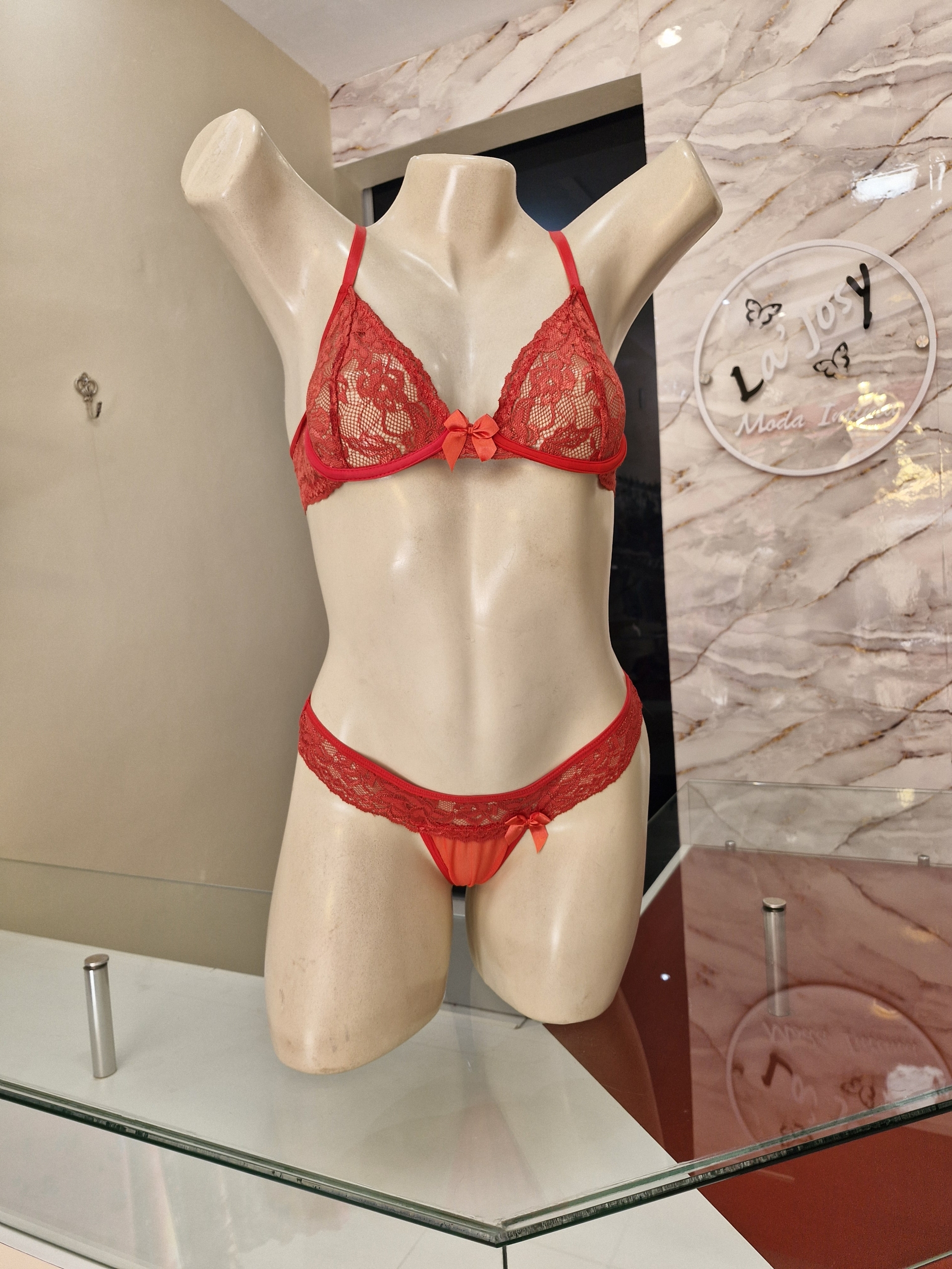 Conjunto de lingerie sensual tule com renda - Image 4