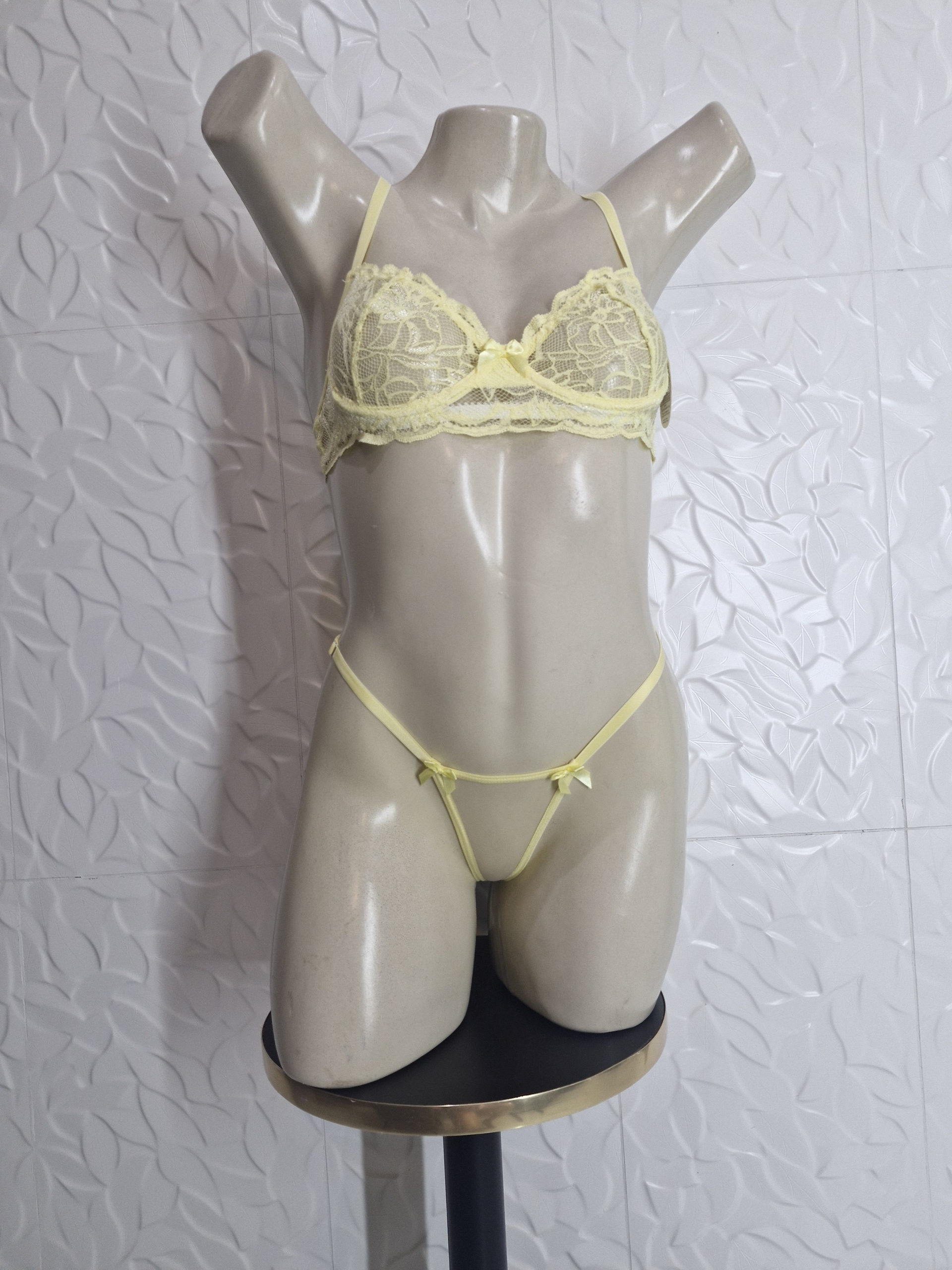 Conjunto sensual meia-taça em renda e tule - Image 2