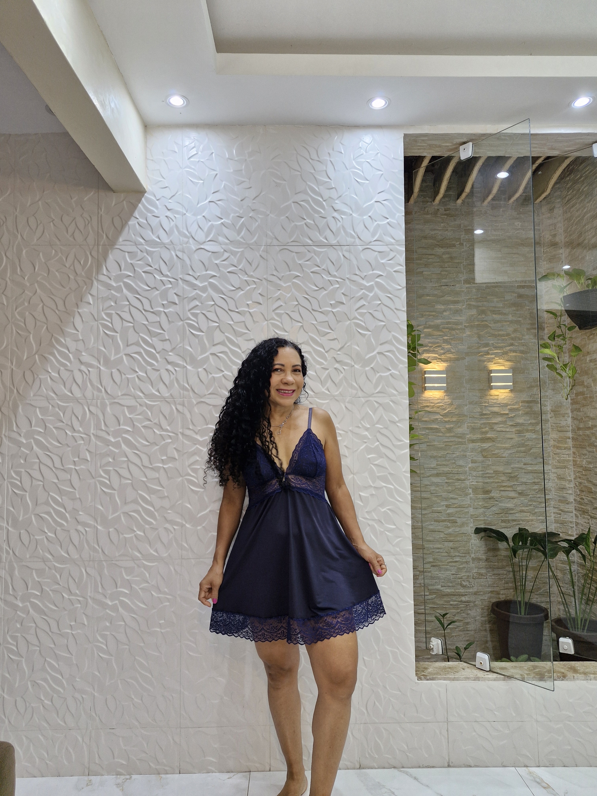 Camisola leveza e renda