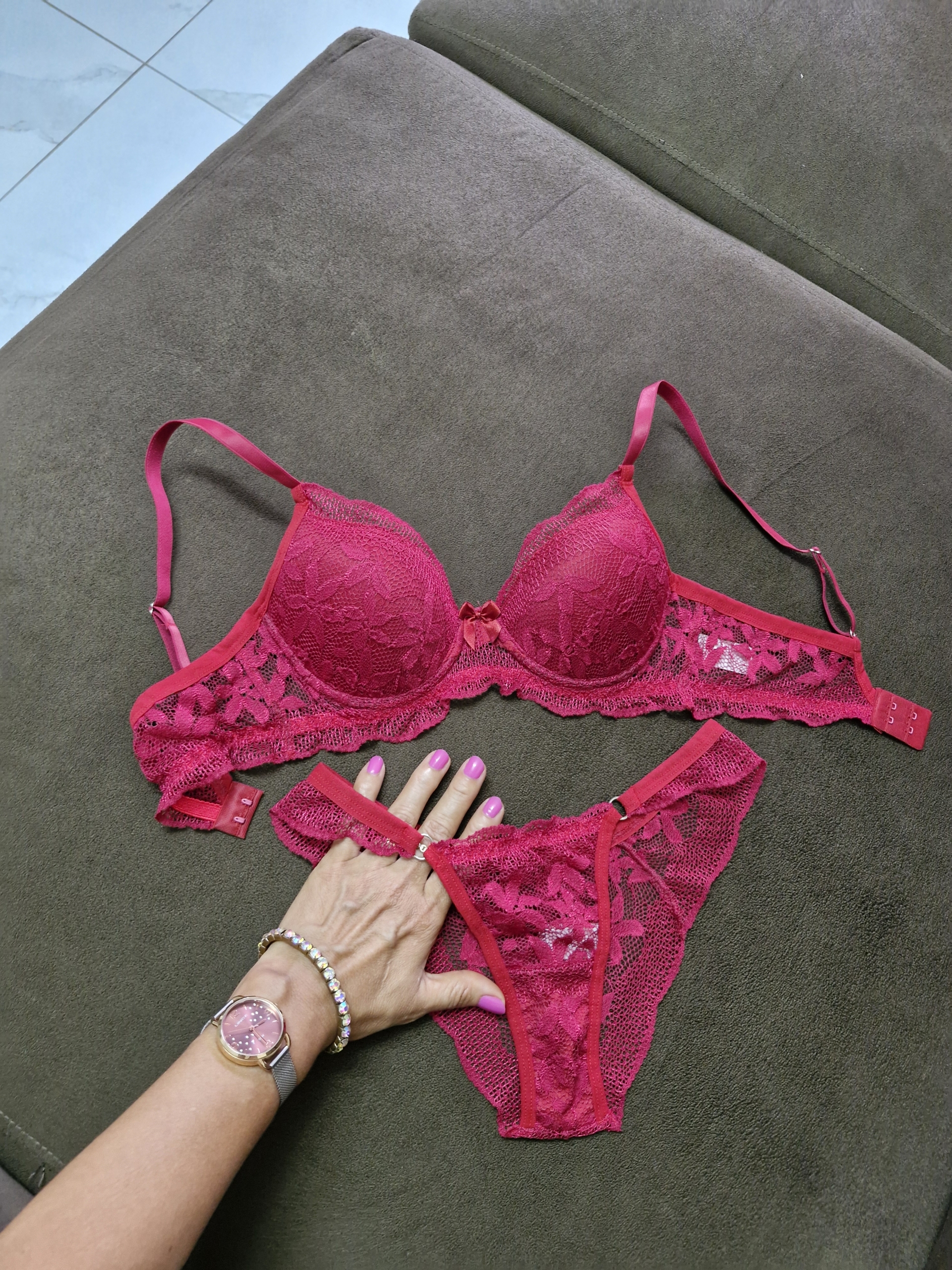 Conjunto Renda Premium com Argolas - Imagem 6