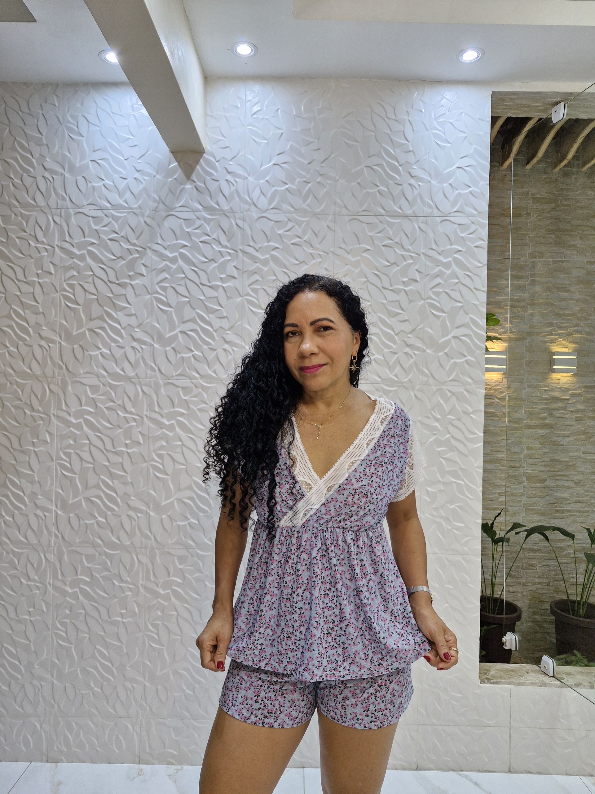 Babydoll em Liganete com Renda - Conforto e Leveza - Imagem 4
