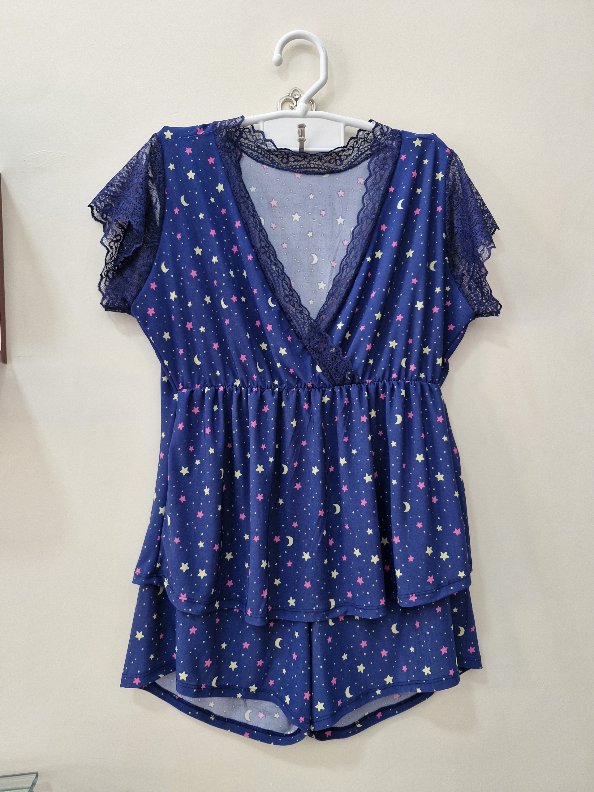 Babydoll em Liganete com Renda Conforto e Leveza- - Imagem 3