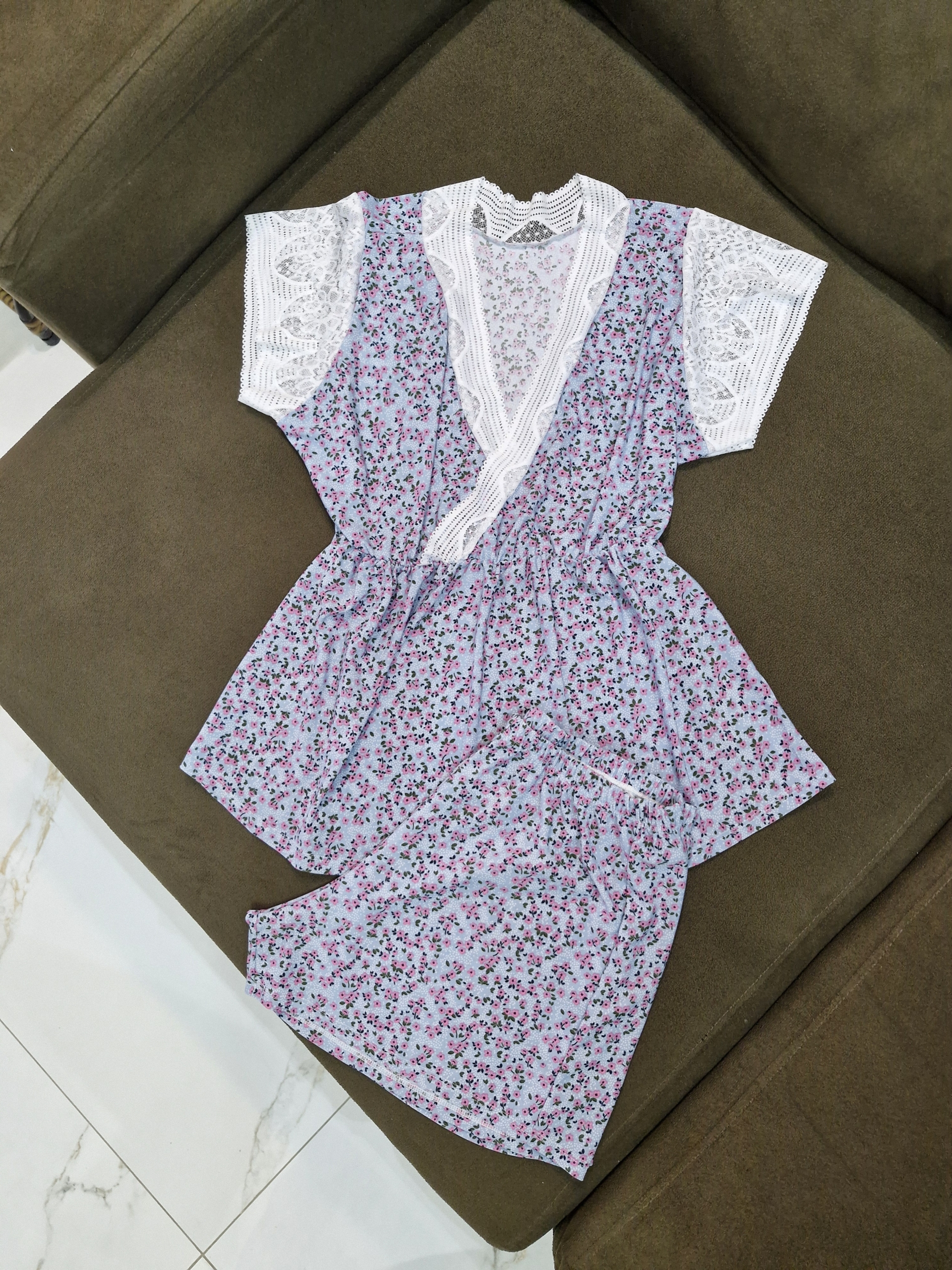Babydoll em Liganete com Renda - Conforto e Leveza - Imagem 5