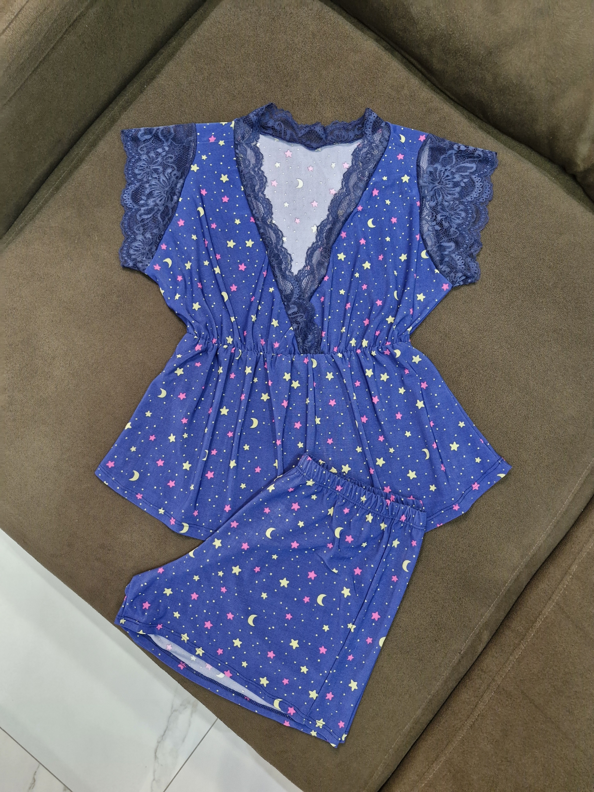 Babydoll em Liganete com Renda Conforto e Leveza- - Imagem 4